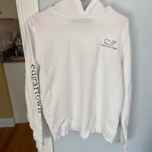 White Edgartown Exclusive Vineyard Vines Hoodie